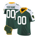 Green Bay Packers Green/White 2023 F.U.S.E. Home Patch Vapor Untouchable Limited Stitched Jersey