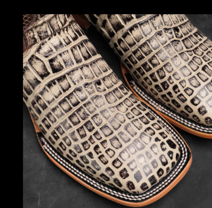 Orix Alligator Belly – Square Toe