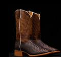 Matte Brown Python – Square Toe