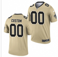 New Orleans Saints ACTIVE PLAYER Custom 2021 Gold Inverted Legend Stitched Jersey
