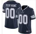 Dallas Cowboys Customized Navy Blue Team Color Vapor Untouchable NFL Stitched Limited Jersey