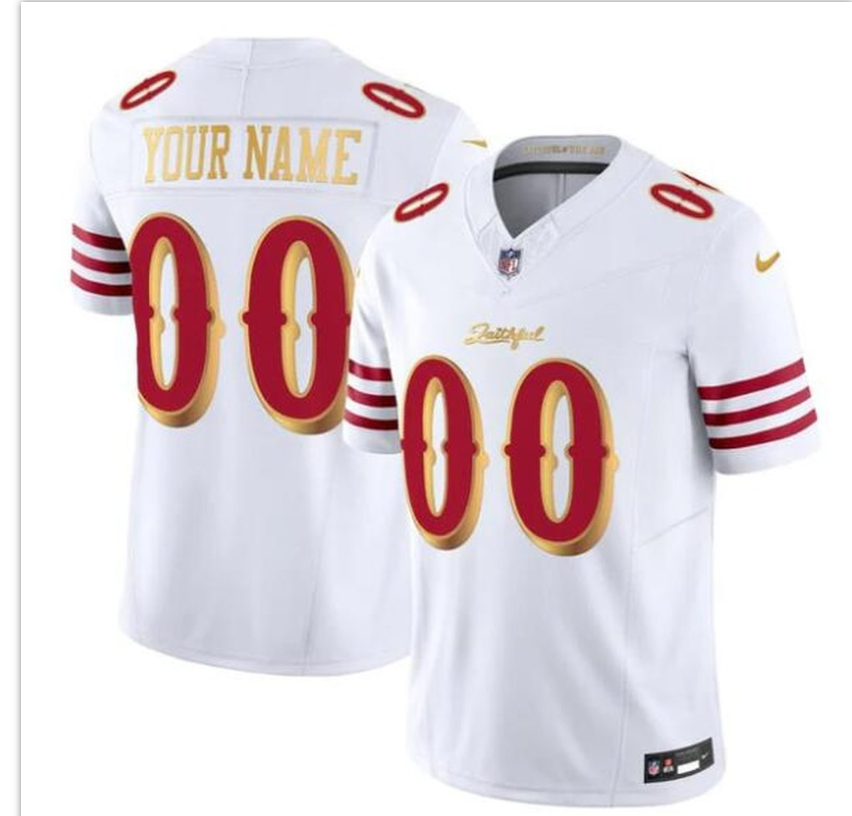 San Francisco 49ers White Rivalries Collection F.U.S.E. Vapor Limited Stitched Jersey