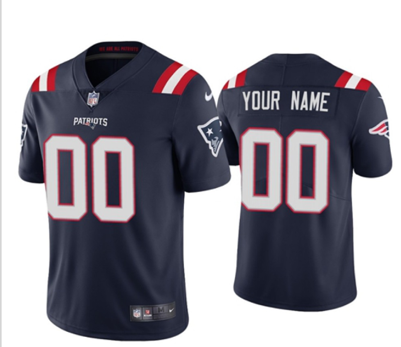New England Patriots New Navy Vapor Untouchable Stitched Limited Jersey