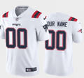 New England Patriots New White Vapor Untouchable Stitched Limited Jersey