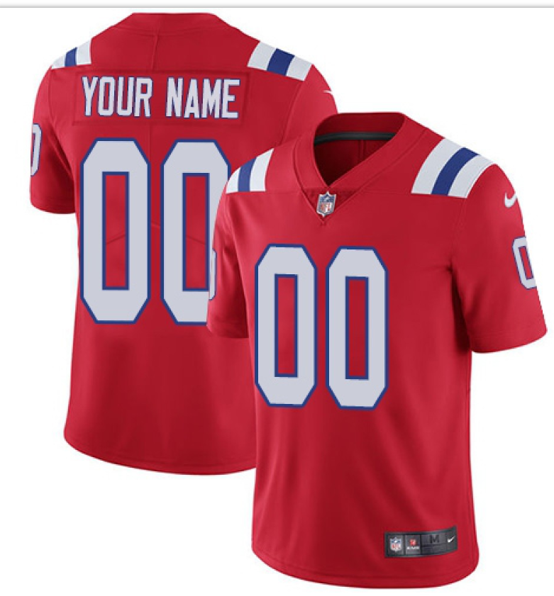 New England Patriots Red Alternate Vapor Untouchable NFL Stitched Limited Jersey