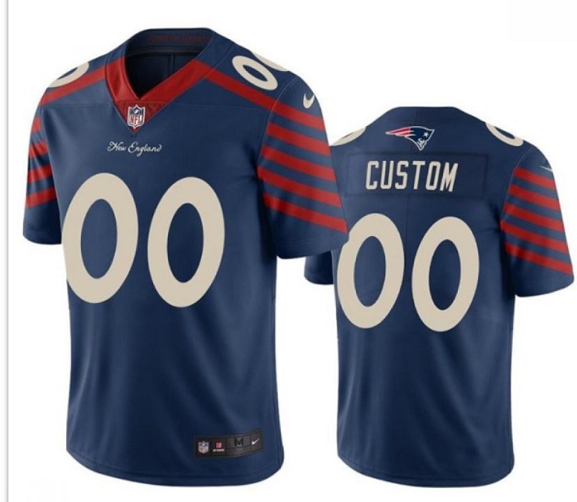 New England Patriots Navy City Edition Stitched Jersey
