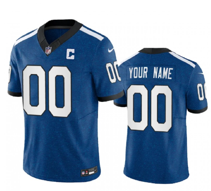 Indianapolis Colts Active Player Royal 2023 F.U.S.E. Indiana Nights Limited Stitched Football Jersey