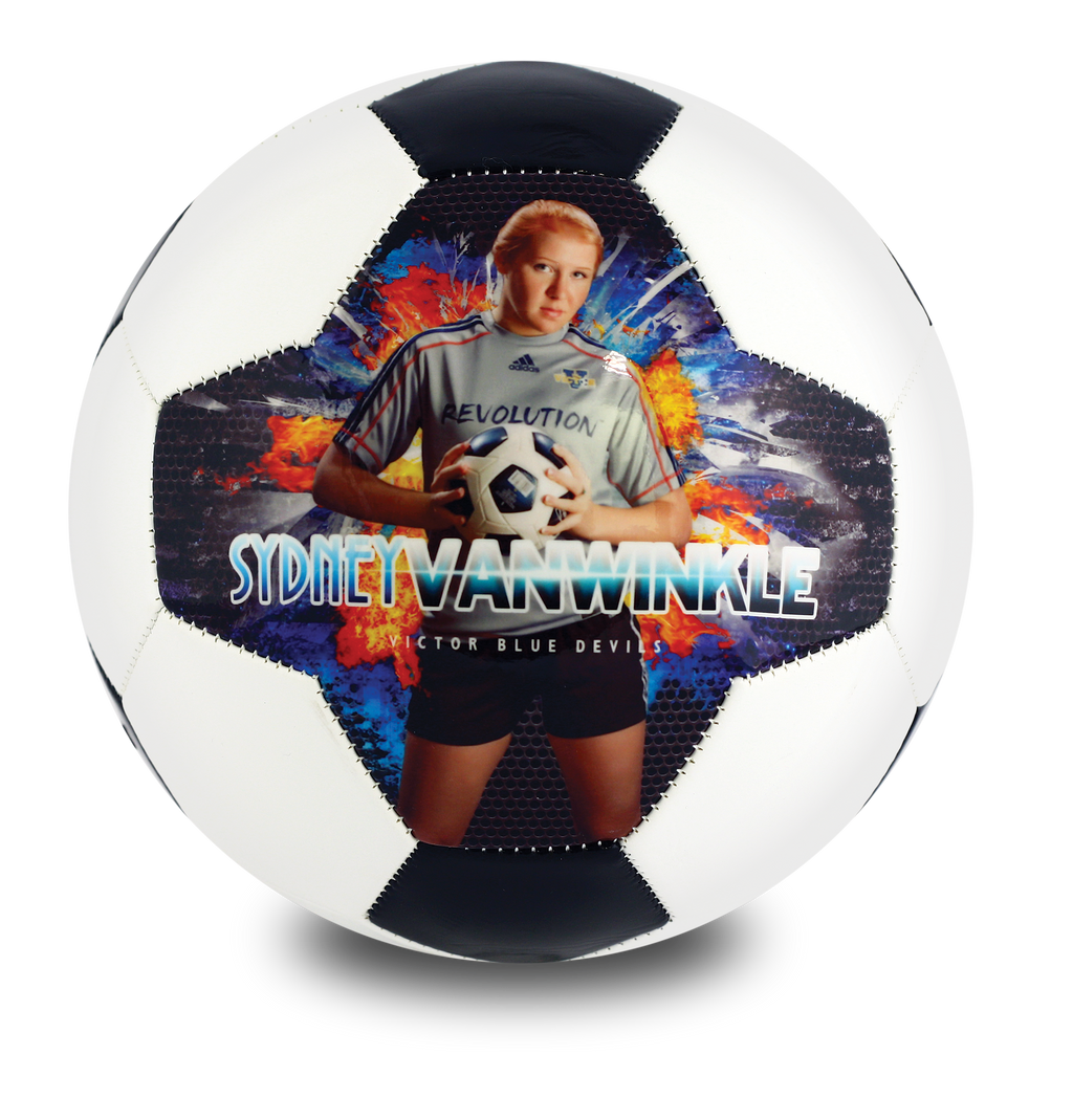 Custom soccer ball