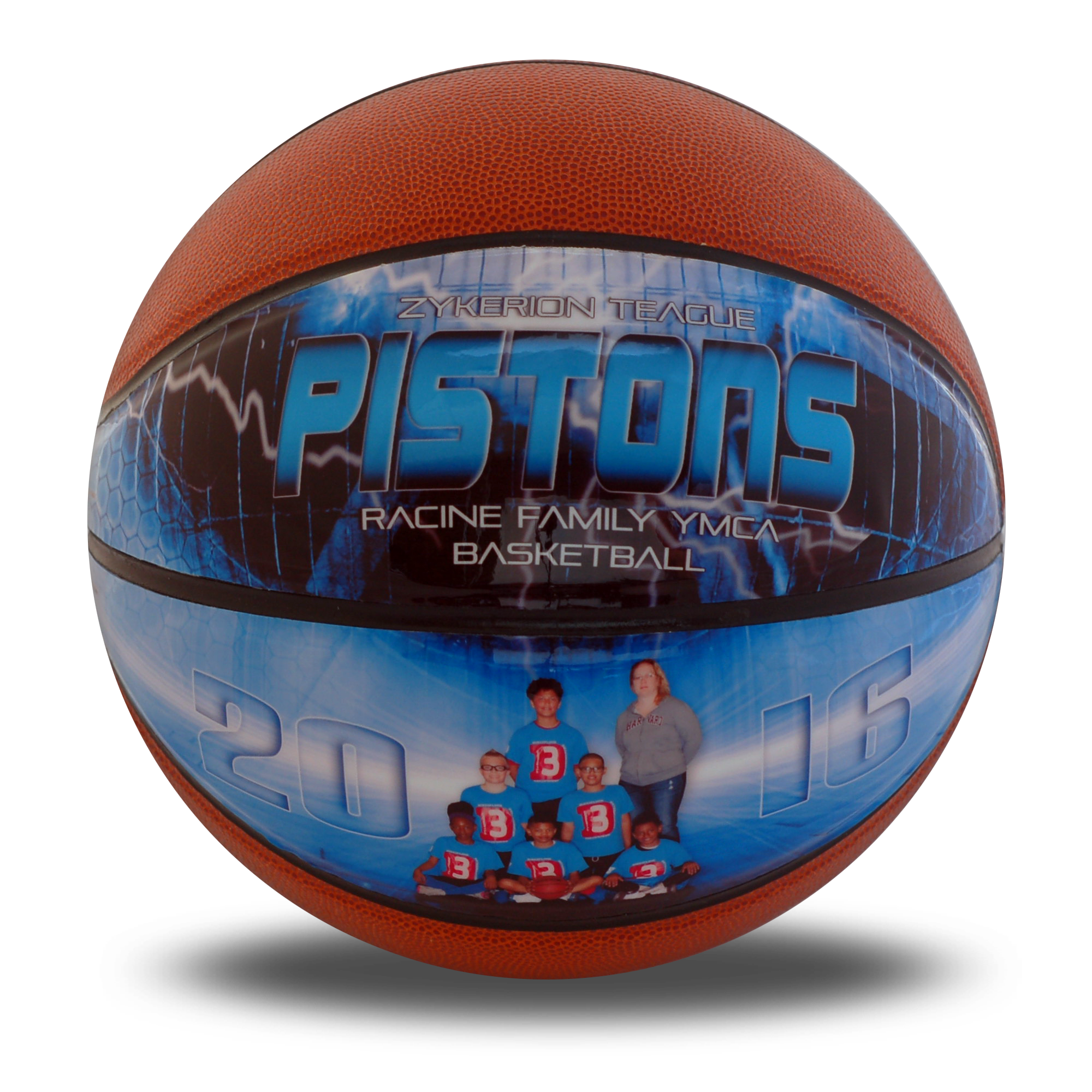Custom basketball