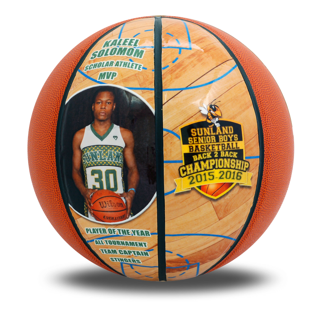 Custom basketball