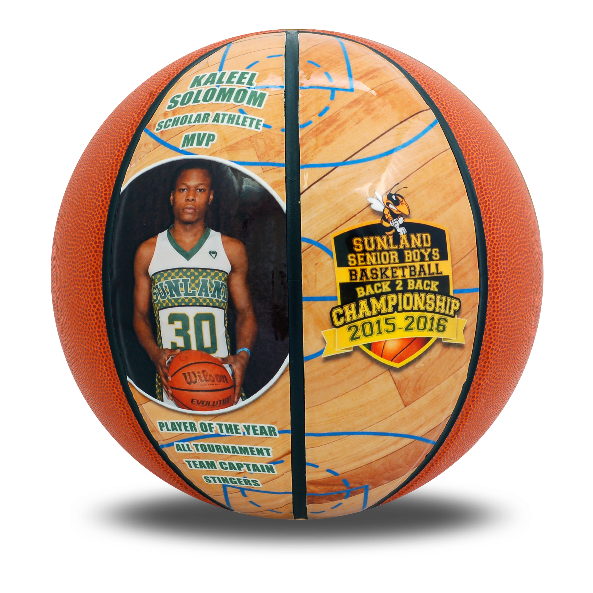Custom basketball